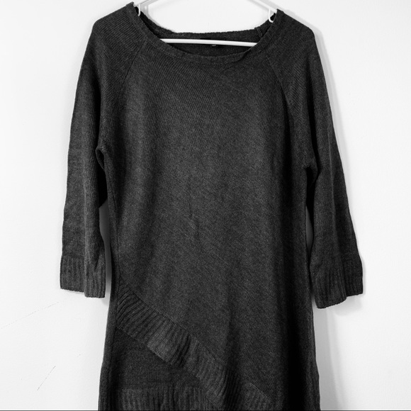 The Limited Black Asymmetrical Sweater - Picture 3 of 7